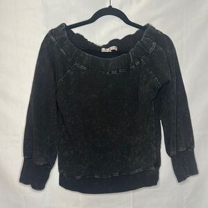 WILLOW & ROOT OFF THE SHOULDER LOUNGE TOP (SIZE M)